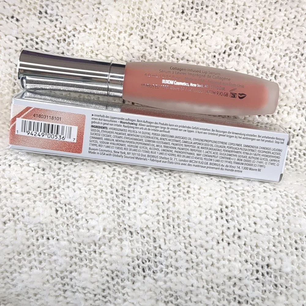 Buxom Plump Shot Sheer Tint in Plush Peach, 4ml/0.14fl oz